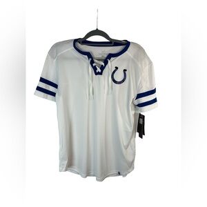 INDIANAPOLIS COLTS WOMENS SUNDAY BEST FASHION FOOTBALL jersey‎ shirt large